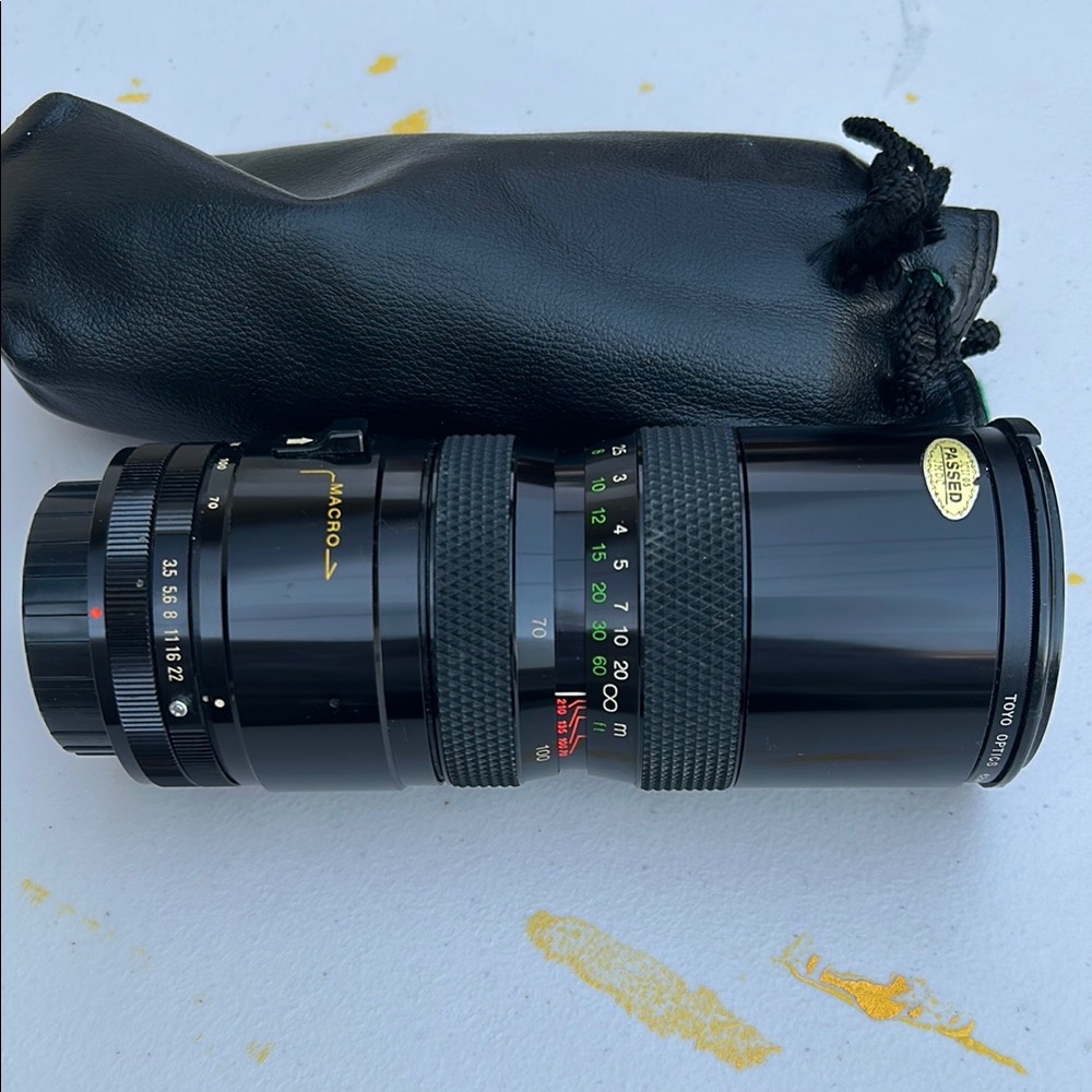 Toyo optics macro 35mm camera lens